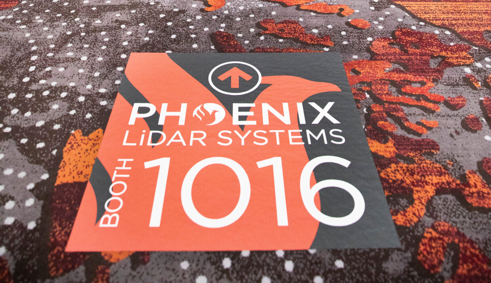 Floor decal stickers commercial uav expo